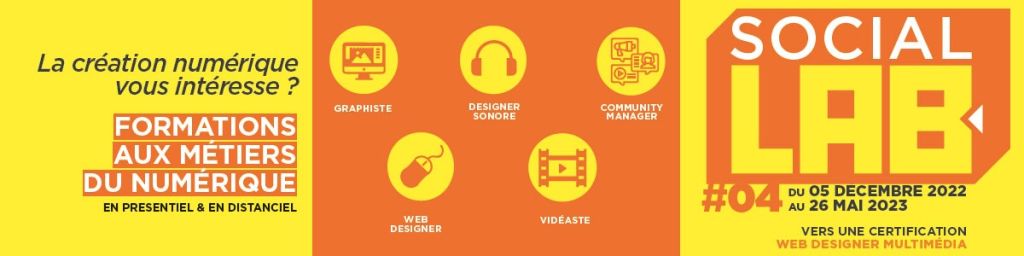 Social Lab – Formation Vidéaste Motion Design