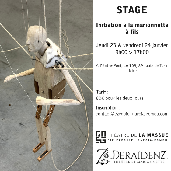 Stage : initiation à la marionnette à fils