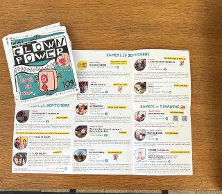Les programmes papiers du festival Clown Power sont arrivés !